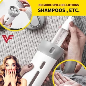 4 In 1 Refillable Travel Dispenser Bottle