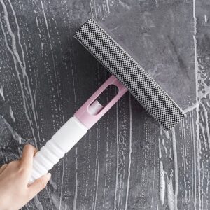 3 in 1 Spray, Sponge and Wipe Multifunctional Glass Cleaning Brush