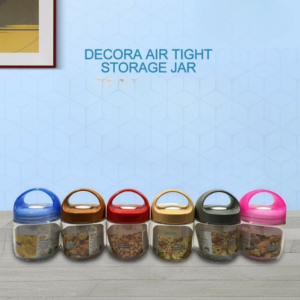 DECORA AIR TIGHT STORAGE JAR WITH GRIP HANDLE (1 pcs)