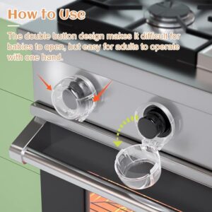 2 PC’s stove knob lock Baby Safety Stove Gas Knob Covers