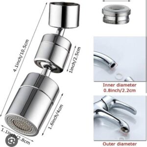 Rotatable Faucet Aerator Bathroom Washbasin Tap Splash Filter