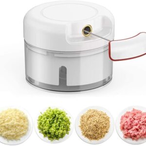 Mini Chopper Powerful Meat Grinder Hand-power Food Chopper Mincer