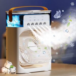 Portable Air Conditioner Fan, Mini Evaporative Air Cooler USB ELECTRIC