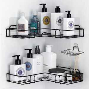 Kitchen Bathroom Corner Metal Rack with hock