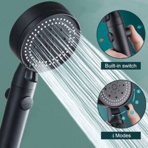 4 in 1 Multi-Functional Matte High-Pressure Shower Head